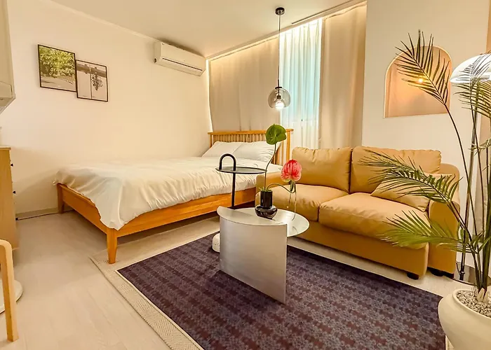 잠실 6인숙소, 종합운동장역 도보3분, 강남,성수20분,롯데월드,올림픽공원 Apartment Seoul